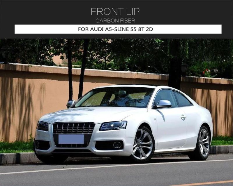 Carbon Fiber Front Lip for Audi A5-Sline S5 8t 2D 2009-2010