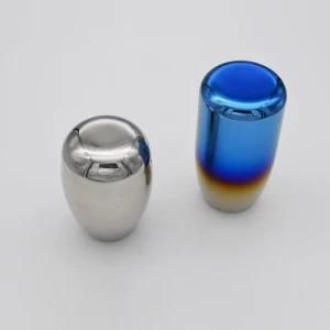 100% High Quality Titanium Alloy Automobile General Titanium Alloy Gear Shift Knob Rd Wave Stick Head Bluing Matte