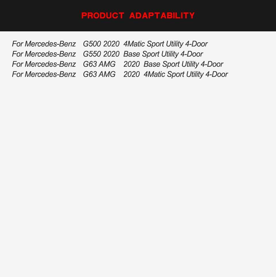 Dry Carbon Fiber Car Front Rear Bumper Body Kits for Benz Mercedes G Class W464 G500 G550 G55 G63 Amg 2019-2020