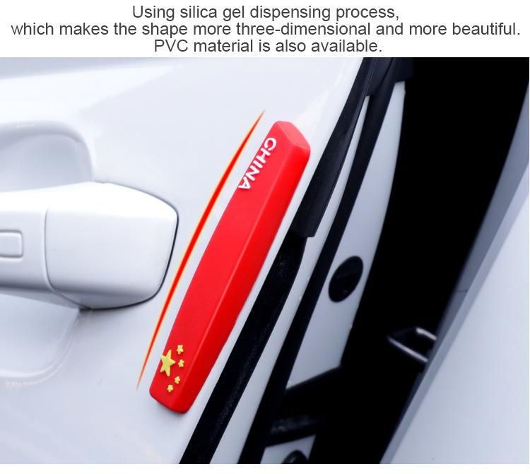 Durable Silicone Car Door Bumper Guard Protector Decorative Strip