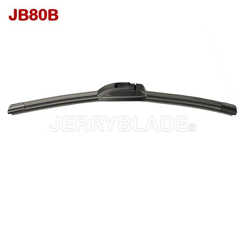 Universal Hook Frameless Soft Flat Wiper Blade Aerotwin Aeroflex Beam Blade Best Seller Jerryblade Jb80b Hot Sales Cheap OEM Factory Supply