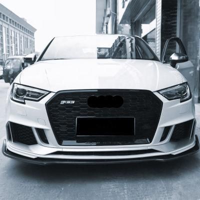 2016-2019 Auto Body Part Body Kit Audi S3 RS3 Silver Grills