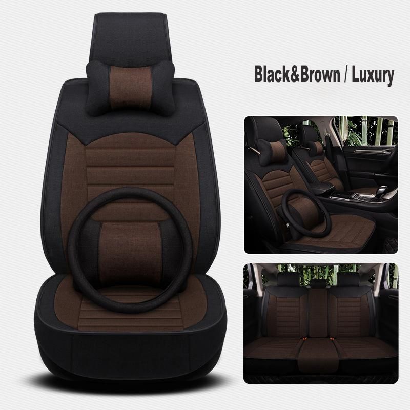 Linen Fabric Car Seats Cover