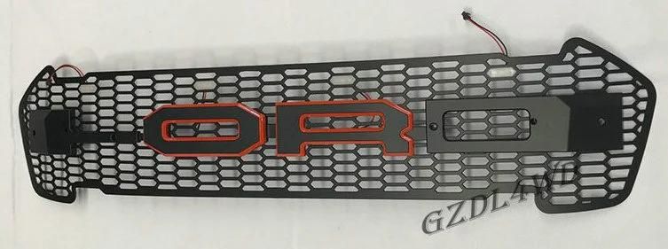 Simple Accessories Grille Bumper Down LED Auto Car Front Grille for Ranger T7