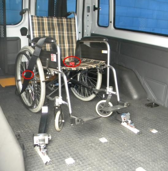 Wheelchair Tie Down System, Vehicle Restraint System