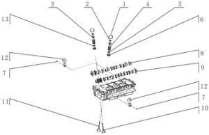 Chinese Auto Spare Parts for Lf6430 (X60) Valve Timing Mechanism