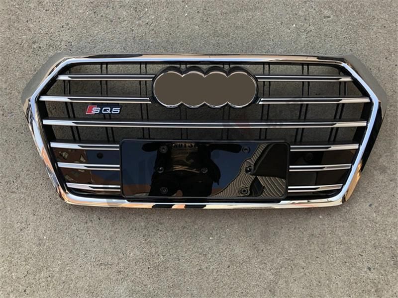 Sq5 Style Car Body Parts Modified ABS Front Grille for Audi Q5 2018-2021