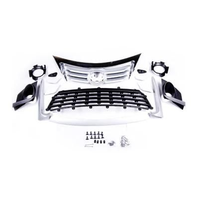 Plastic 4X4 Car Accessories Front Bumper Body Kit for RAV4 2014-2015 Upgrade to Lexus