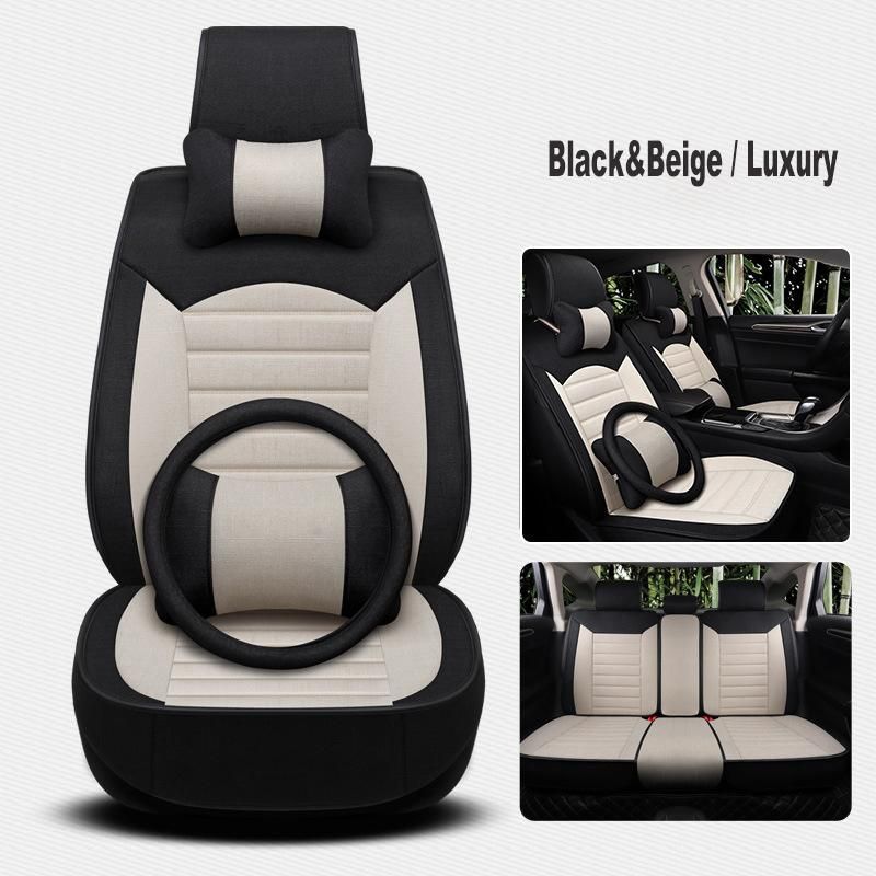 Linen Fabric Car Seats Cover