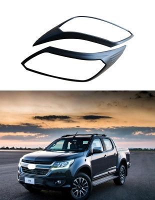Car Accessories Black Head Light Cover for Chevrolet Colorado 2017~on