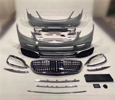 Maybach Style Car Body Kits Front Bumper Rear Bumper for Mercedes Benz E Class W213 2016 2017 2018 2019 2020