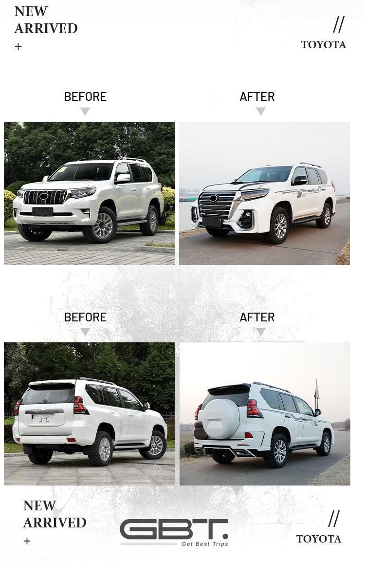 Gbt New Upgrade Navigator Style Car Headlight Bumper Grilles Parts for 2018-on Toyota Prado Fj150 Facelift Model