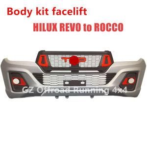 Hot Sale 4X4 Accessories Body Kits Facelift Kits From Hilux Revo Upgrade to Rocco 2018 Rd Style