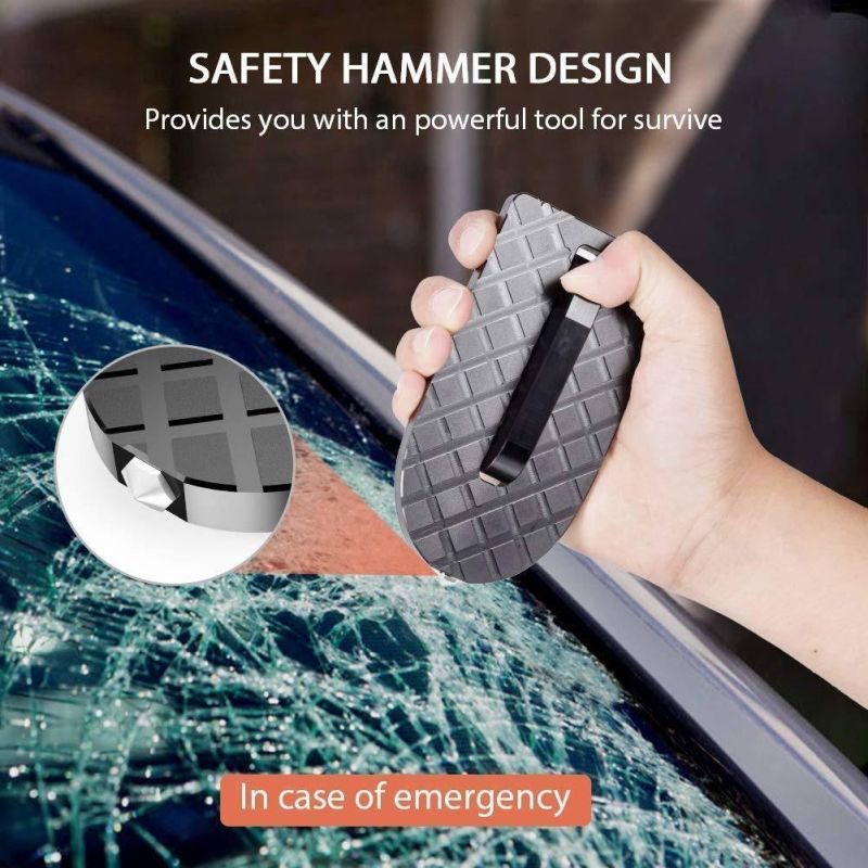 Car Assist Pedal Aluminum Pedal Multi-Function Car Folding Ladder Door Lock, Safety Hammer Life-Saving Escape Tool Esg13035