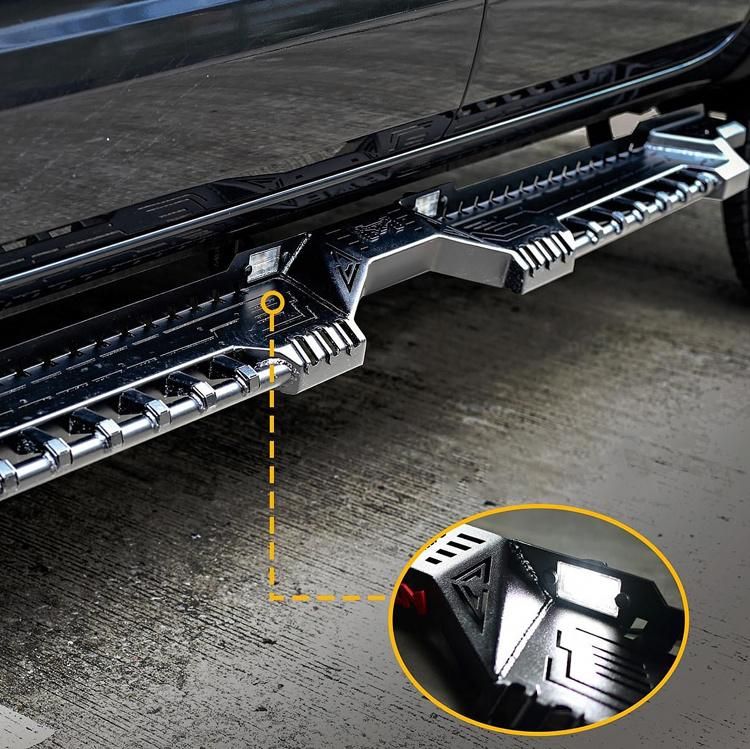 Universal 4X4 Steel Auto SUV Car Side Step Running Board for Ford Ranger T6 T7 Raptor F150 2015-2020