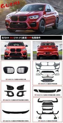 Upgrade Facelift Car Body Kit Set for BMW X4 G02 Change to X4m Bodykit 2018 2019 2020