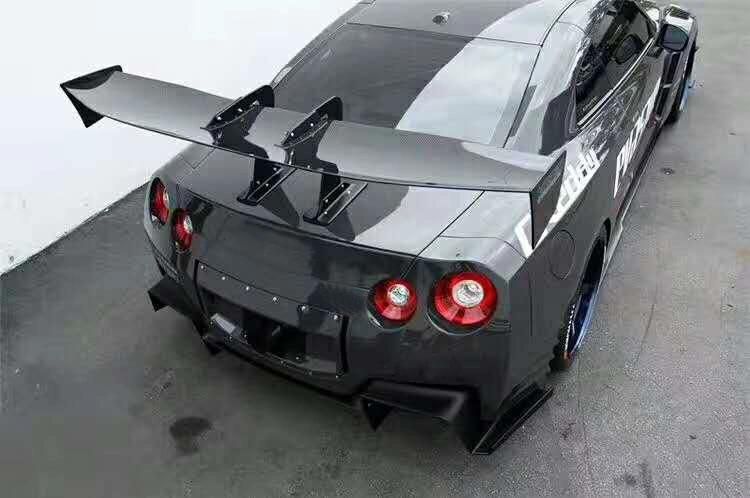 Carbon Fiber Rear Trunk Spoiler Boot Lip for Nissan Gtr Ford Mustang Toyota Gt86 Subaru Brz All Sedan Coupe