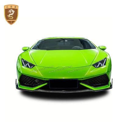 Auto Modified Carbon Fiber Front Lip Rear Spoiler Side Skirts Bodykit for Lamboghini Huracan Lp610