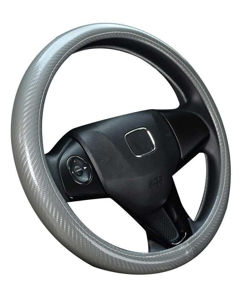 Car Steering Wheel Cover Carbon Fibre Fit Cars, SUVs, Trucks