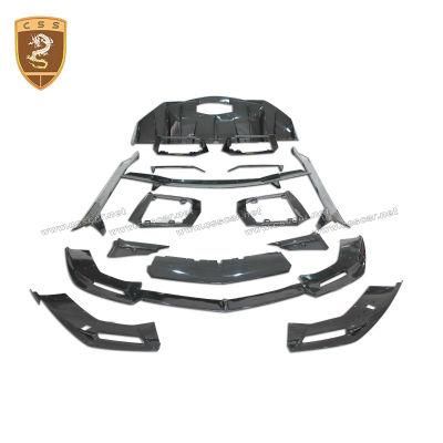 Newest Vors Style Body Kit for Lamborghini Aventador Lp700 Carbon Fiber Car Bumper Diffuser Rear Lip Spoiler