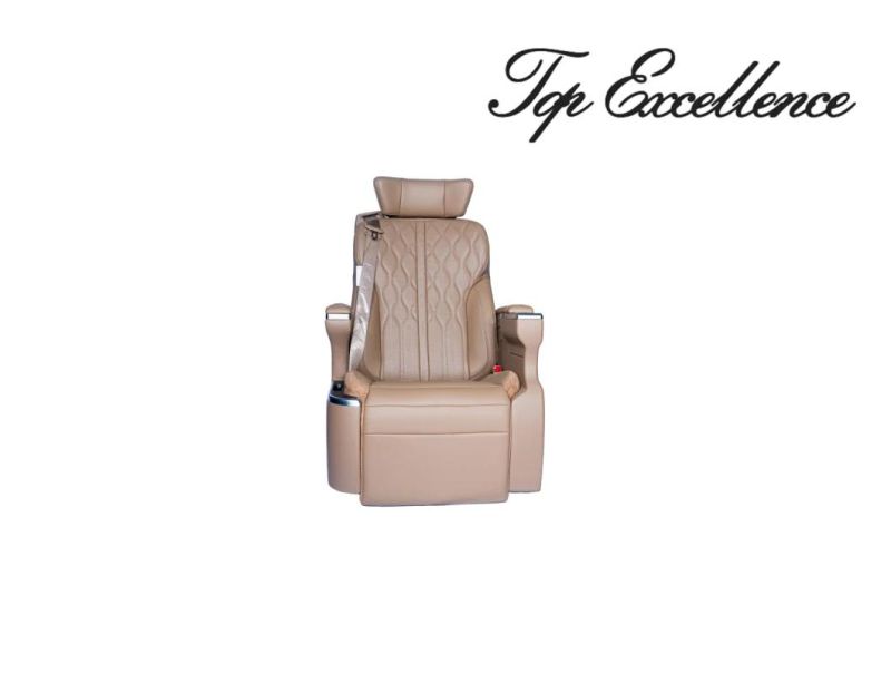 VIP Leather Luxury Electric Heating Massage Sliding Auto Seat for Conversion Van Limousine MPV Motorhome Camper Van