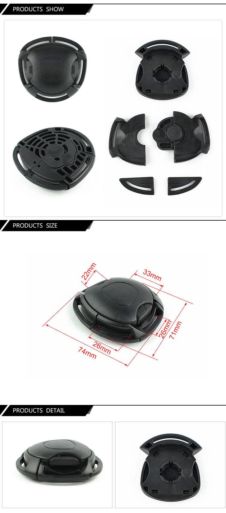 Fed120 Magnetic 5 Point Baby Car Safety Seat Belt Buckle