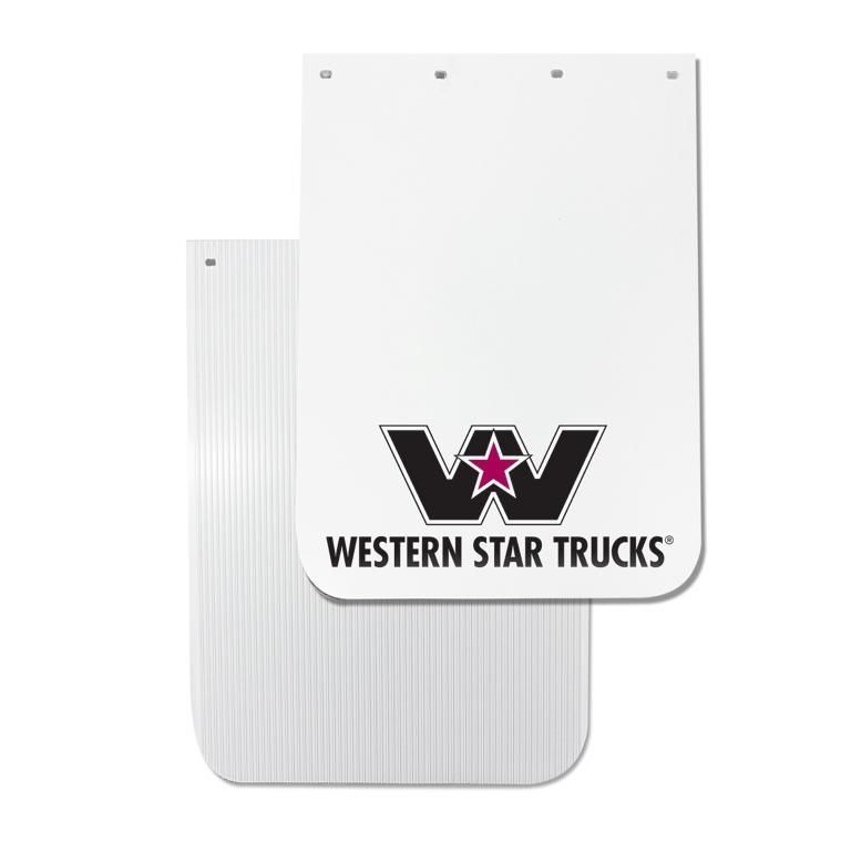 White EVA Mud Flaps/Mudguards for Semi-Trailer