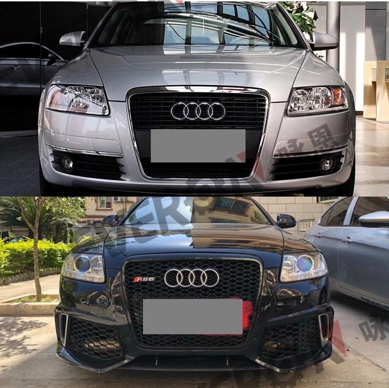 RS6 Front Bumper Body Kit for Audi A6 C6 2005-2011