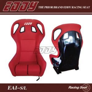 Eddy Strength Latest Red Adult Car Booster Seat Black Fiberglass Bucket Seat