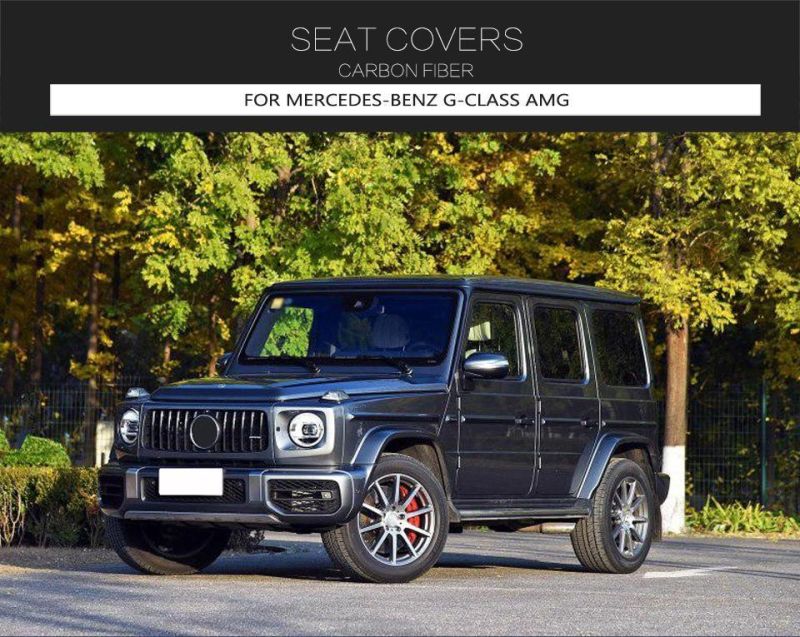 Dry Carbon Fiber Seat Side Covers for Benz Mercedes G Class Amg 2019-2020