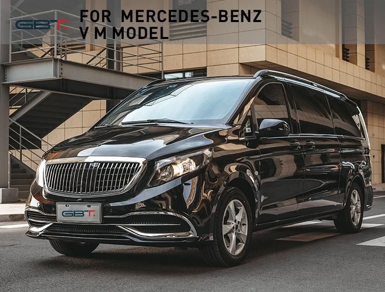 Gbt Car Accessory Grille Chrome Hood License Board Front/Rear Bumper for Mercedes-Benz V M Model