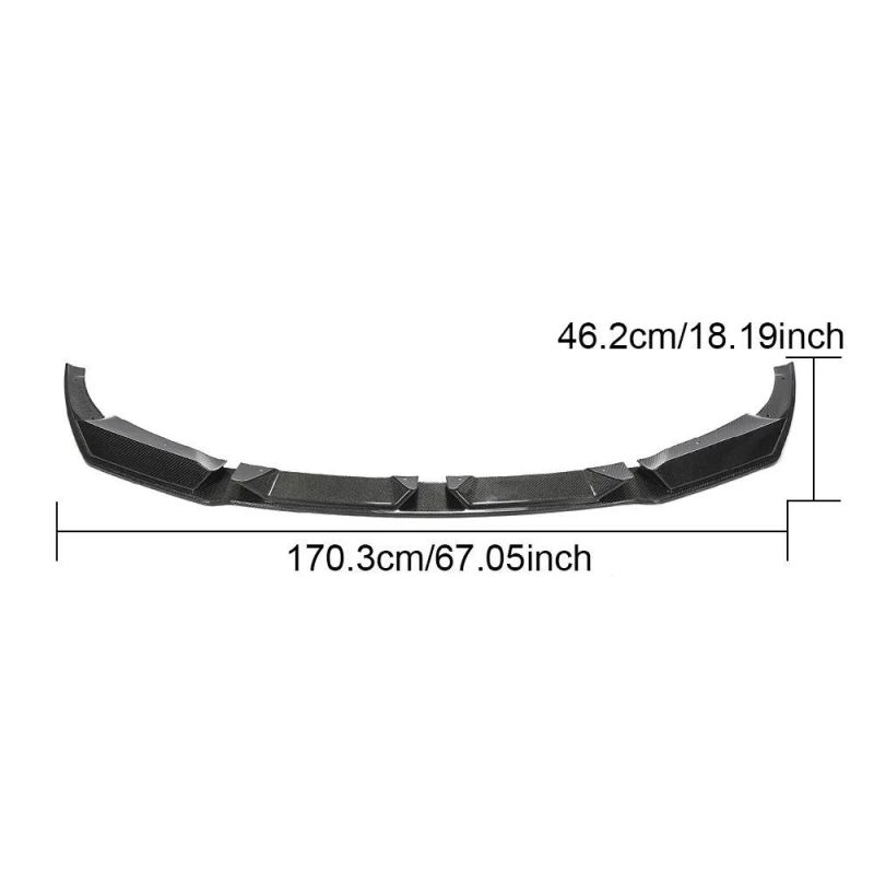 Carbon Fiber Front Bumper Lip for BMW F97 X3 M F98 X4 M 2019-2021