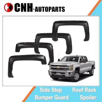 Auto Accessory off Road Style Over Fender Flares for Chevrolet Silverado 2500HD 2014-2018 Wheel Arches