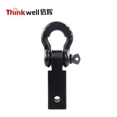 Trailer Shackle Receiver Hitch Receiver with D Ring