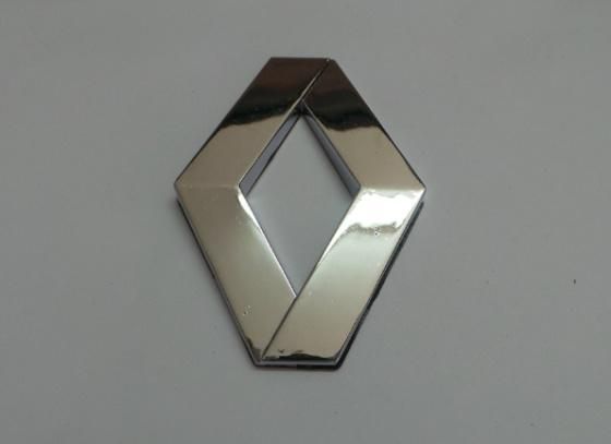 Custom Silver Chrome ABS Plastic Logo Car Cap Badges Emblems