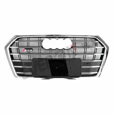 Sq5 Style Car Body Parts Modified ABS Front Grille for Audi Q5 2018-2021