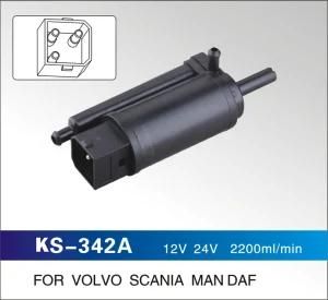 12V 24V 2200ml/Min Washer Pump for Volvo Scania Man Daf