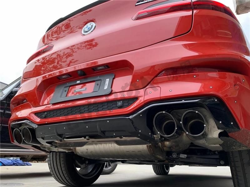 X4m Rear Diffuser Gloss Black Rear Lip with Exhaust Tips for BMW X4 G02 2018+