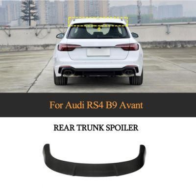 Dry Carbon Fiber Rear Roof Spoiler for Audi RS4 B9 Avant 2020-2021