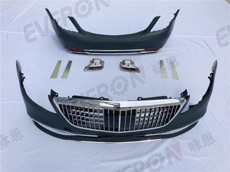 2020 Maybach Style Body Kit with Lights for Benz S Class W222 2014-2020