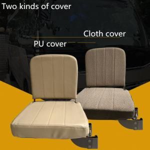 Factory Fabric Folding Seat School Bus Passenger Seat for Toyota Coaster