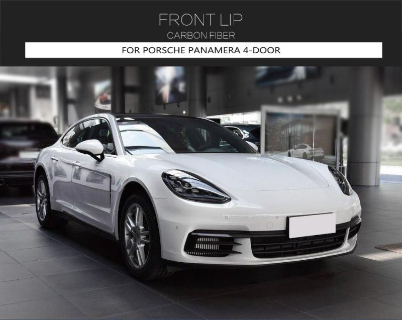 Carbon Fiber Front Bumper Lip Splitter for Porsche Panamera 971 4s Hatchback 4-Door 2017-2019