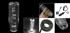5.9&quot; Angular Gear Shift Knob with White LED Bubble