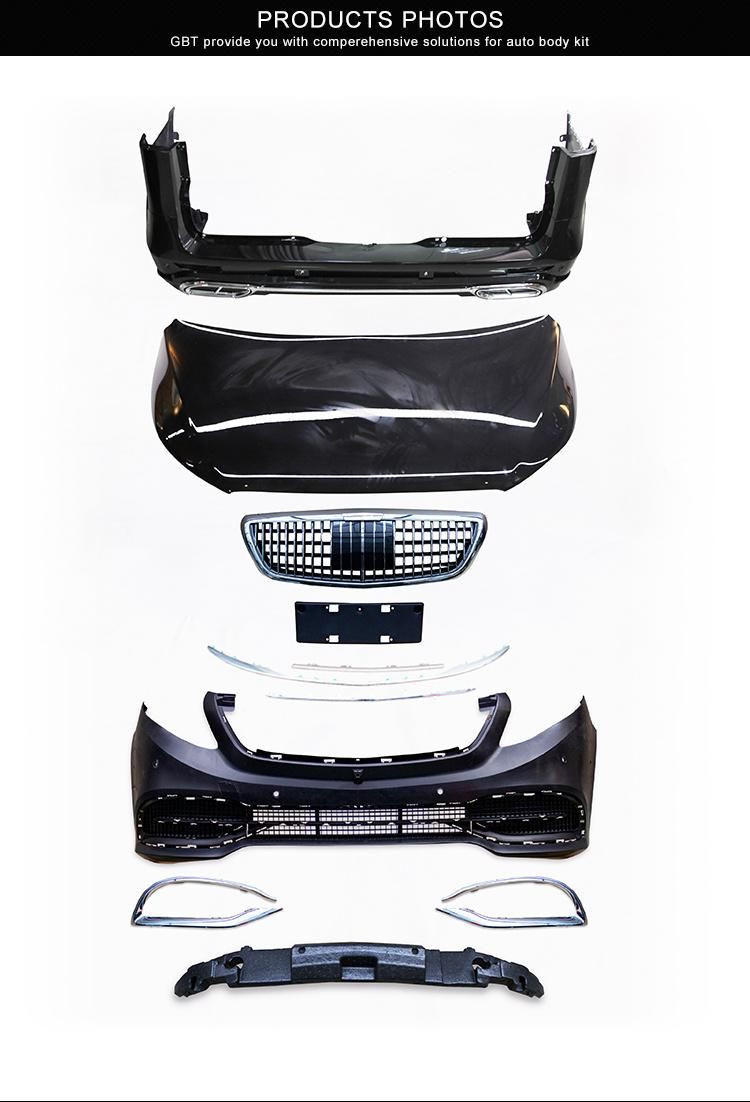 Gbt Car Accessory Grille Chrome Hood License Board Front/Rear Bumper for Mercedes-Benz V M Model