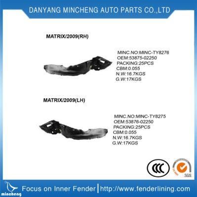 Wholesale Liner Inner Fender OEM 53875-04160; 53876-04160 for 4*4 Japanese Car