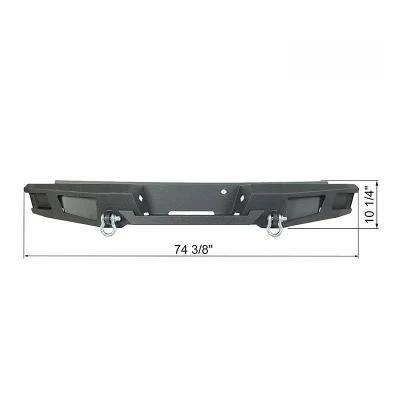 4X4 Truck Parts Bumper Kit Black Steel Rear Bumper for Ford Ranger 09-14