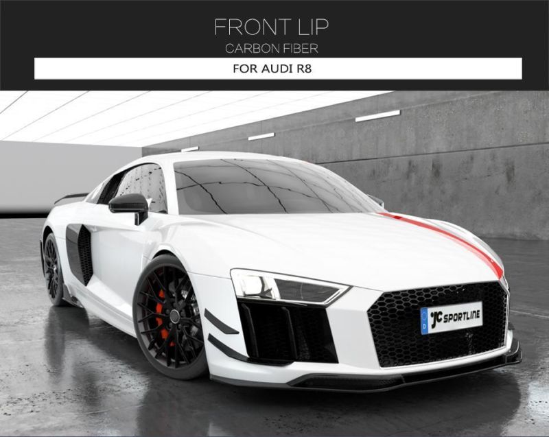 Carbon Fiber Front Lip for Audi R8 2016-2018