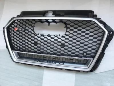 Car Automotive Exterior Parts Body Kit Front/Rear Bumper Grille Kit for Audi A3 RS3 2017-2019
