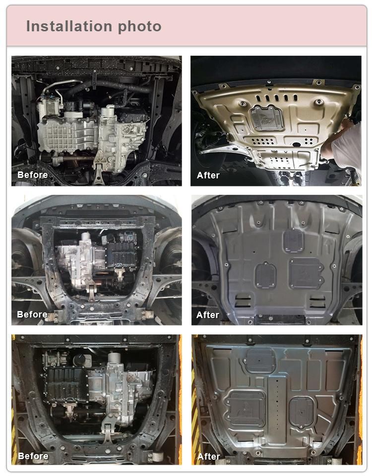 Hot Sale Rustproof 3D Engine Protection Plate Use for Mg5