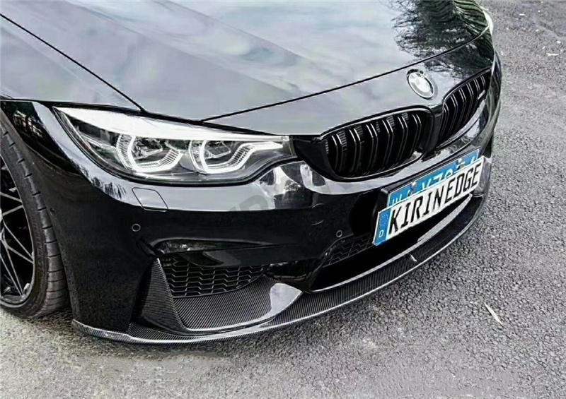 Mad Style Front Lip Bumper Spoiler with Wrap Angle for BMW 3 Series F30 F35 2013-2019